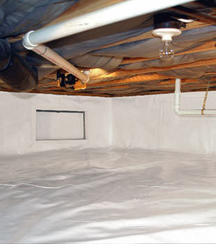 A complete crawl space repair system in Alexander