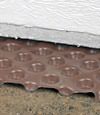 crawl space insulation installed in Hensley over our extra large drainage matting