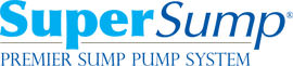 Logo for our SuperSump® Pump System, available in Sherwood and other parts of Arkansas