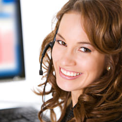 A basement waterproofing customer service specialist in Maumelle scheduling an appointment.