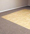 tiled and carpeted basement flooring installed in a Sherwood home
