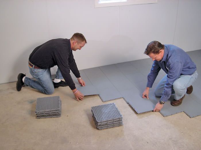 Bat Sub Floor Matting Options In Little Rock North Contractors Installing Bat Subfloor Tileatting On A Concrete Floor In Maumelle Arkansas