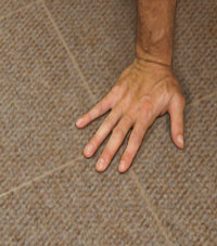 Carpeted Floor Tiles installed in Alexander, Arkansas