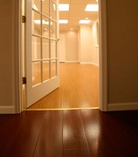 Basement Wood Flooring installed in Alexander, Arkansas