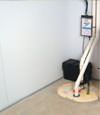 basement wall product and vapor barrier for Benton wet basements