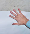 closeup of a plastic basement wall covering on concrete in Jacksonville